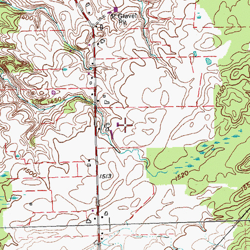 Topographic Map of Plato Brook Farms, NY