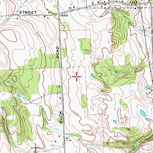 Topographic Map of Swiss Valley Farms, NY