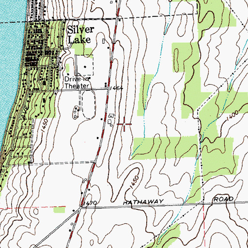Topographic Map of Halo Farms, NY
