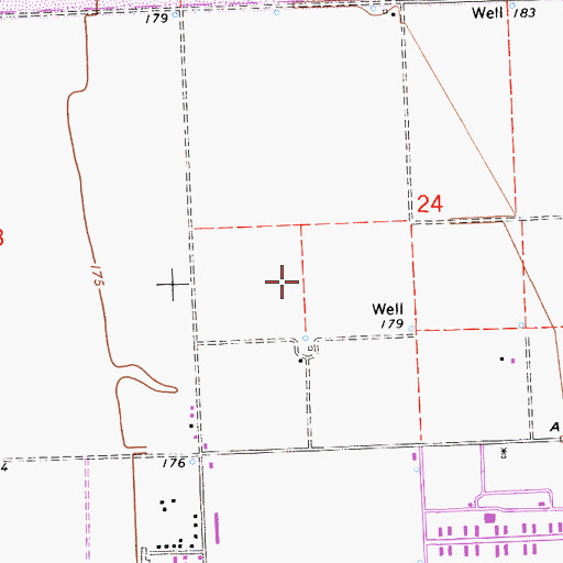Topographic Map of Diepersloot Dairy, CA