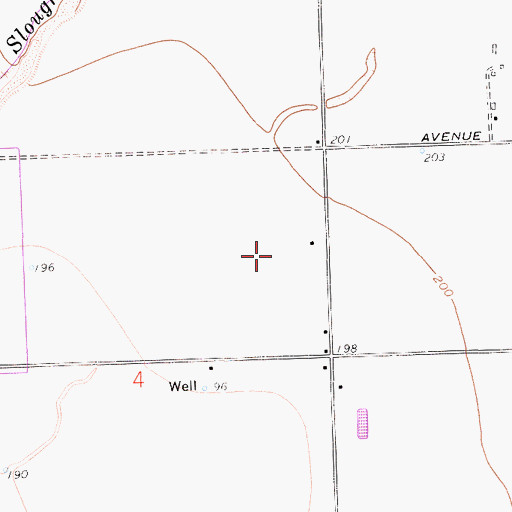 Topographic Map of Fagundes Dairy, CA