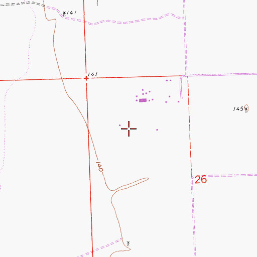 Topographic Map of Neva Gayle Farms Dairy, CA