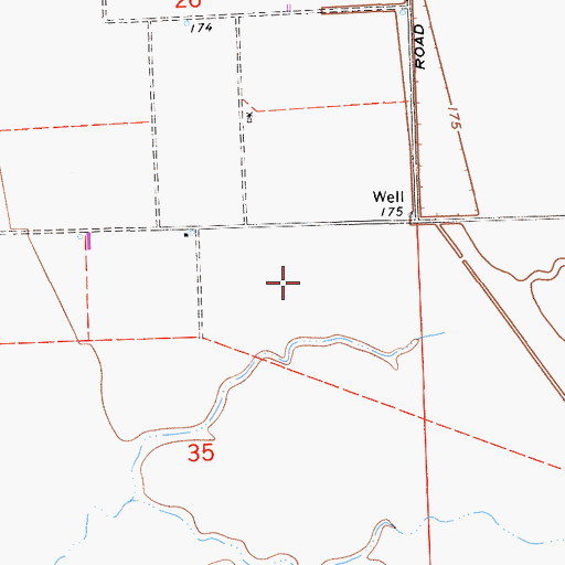 Topographic Map of Shein Ranch Dairy, CA