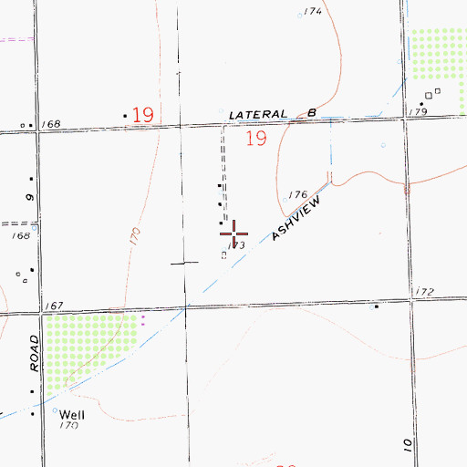Topographic Map of Slenders Dairy, CA
