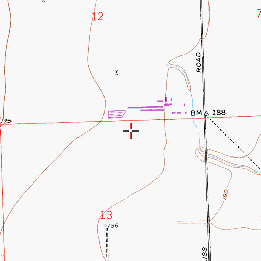 Topographic Map of Vista Verde Dairy, CA