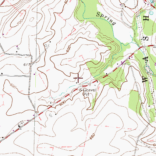 Topographic Map of Lynch Farm, PA