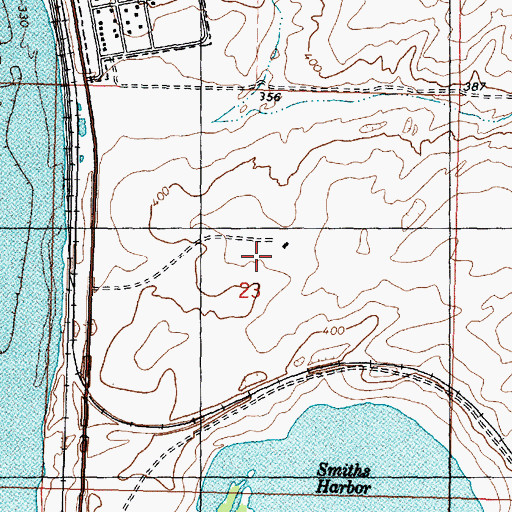 Topographic Map of Broetge Orchards, WA