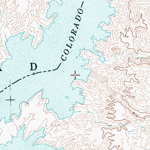 Topographic Map of Apache Tear Cove, AZ