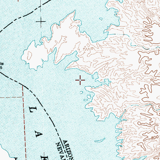 Topographic Map of Owl Cove, AZ