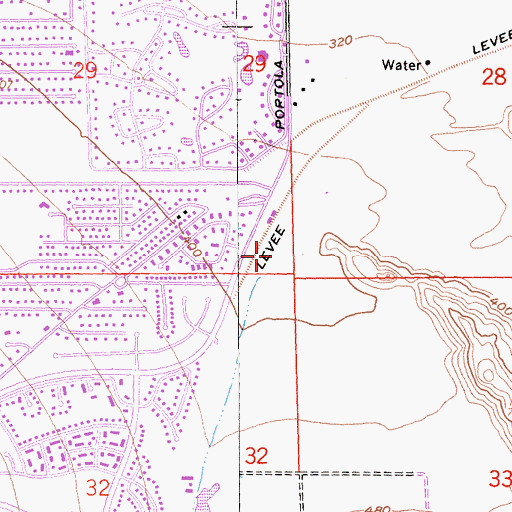 Topographic Map of Dead Indian Creek, CA