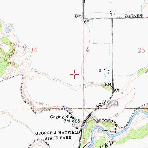 Topographic Map of Borba Dairy Farms, CA