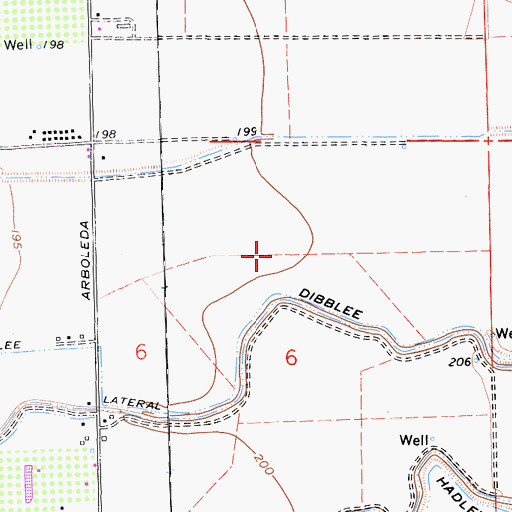 Topographic Map of Double Creek Ranch, CA