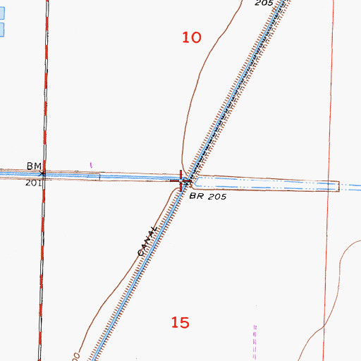 Topographic Map of Deer Creek, CA