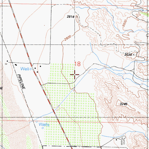 Topographic Map of Deer Park Canyon, CA
