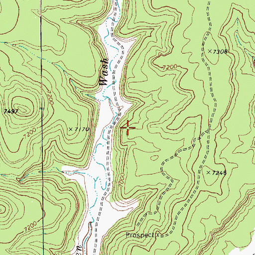 Topographic Map of Sweathouse Peak, AZ