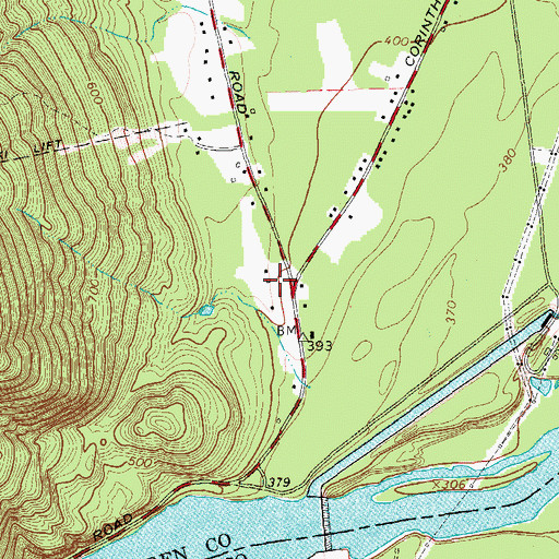 Topographic Map of Pumpkin Hill Farm, NY