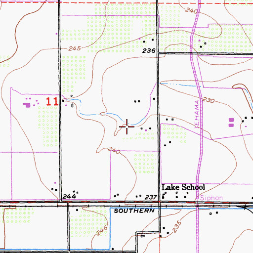 Topographic Map of Amaral Farm, CA