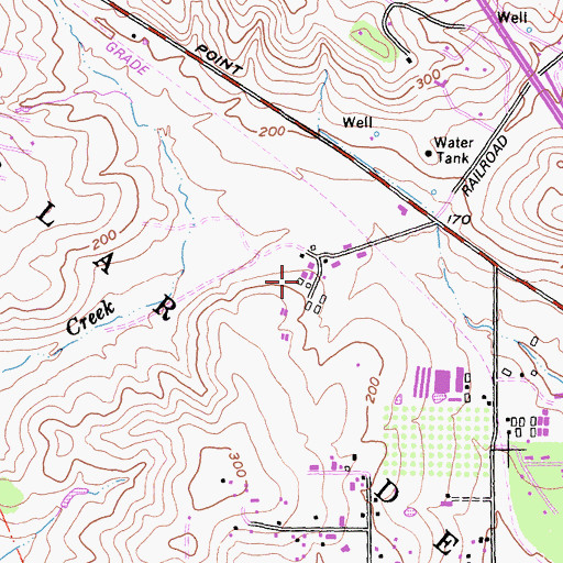 Topographic Map of Camozzi Brothers Dairy, CA
