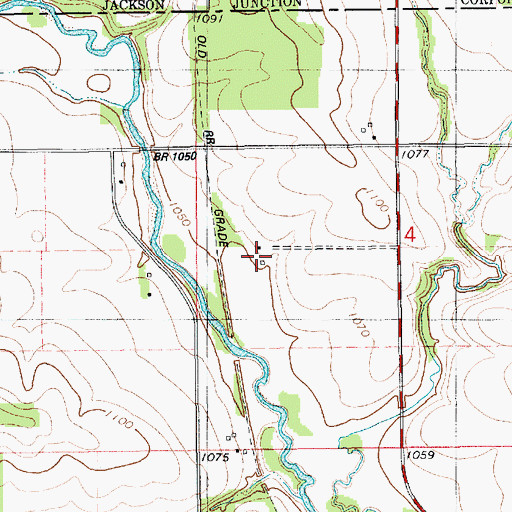 Topographic Map of Adaway Dairy, IA