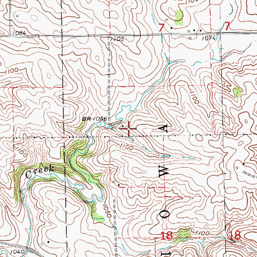 Topographic Map of Am Dar Farm, IA