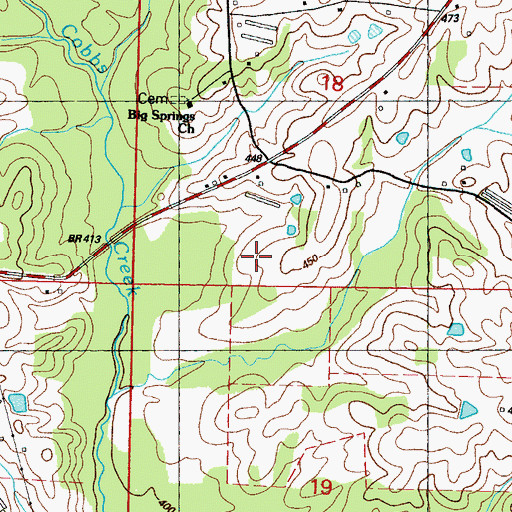 Topographic Map of Scrivner Poultry Farm, MS