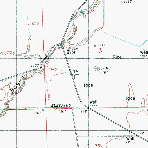 Topographic Map of Tackett Fish Farms, MS
