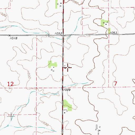 Topographic Map of Poelma Dairy, IA