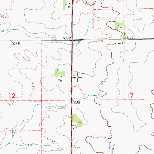 Topographic Map of Poelma Dairy, IA