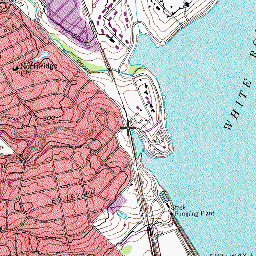 Topographic Map of McCommas Branch, TX