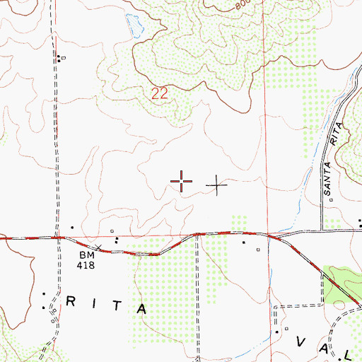 Topographic Map of Babcock Winery and Vineyards, CA