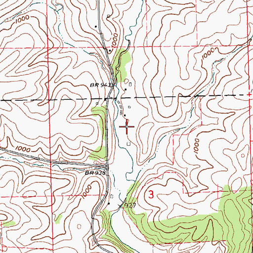 Topographic Map of L and K Farms, WI