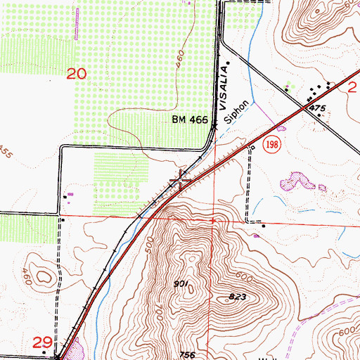 Topographic Map of Dry Creek, CA