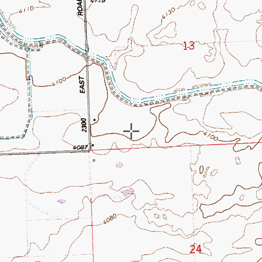 Topographic Map of Lateral 15, ID