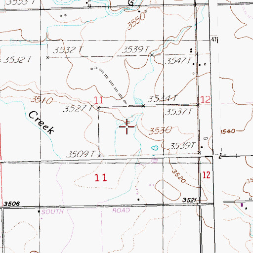 Topographic Map of Lateral 1665, ID