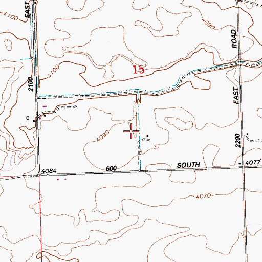 Topographic Map of Lateral 16B, ID