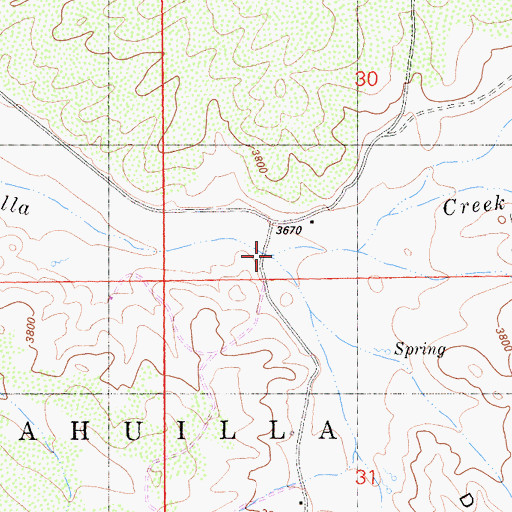 Topographic Map of Durasno Valley, CA