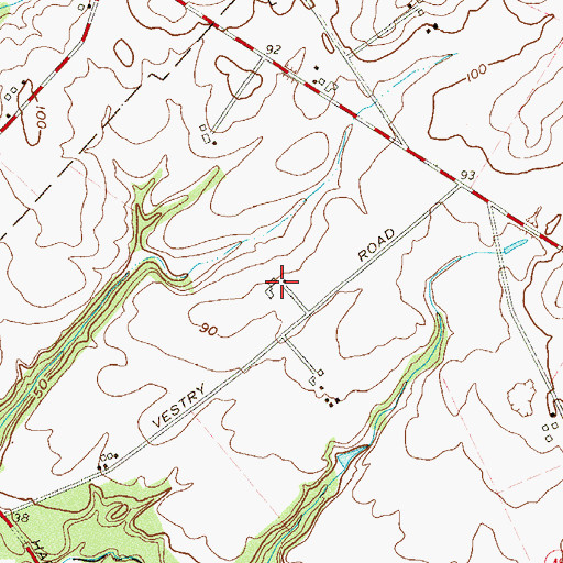 Topographic Map of Black's Dairy Farm, NJ