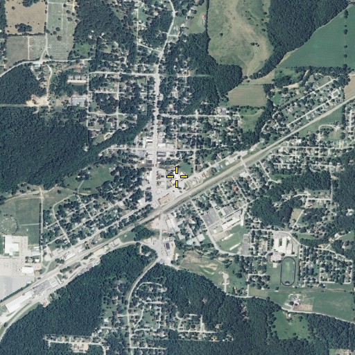 Aerial/Satellite Image of Seneca Junior High School, MO