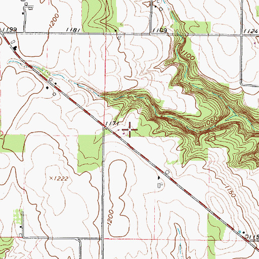 Topographic Map of Toppglen Farm, OH