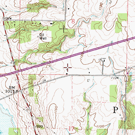 Topographic Map of Douce Farm, OH
