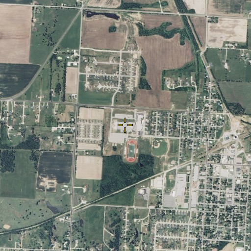 Aerial/Satellite Image of Carl Junction High School, MO