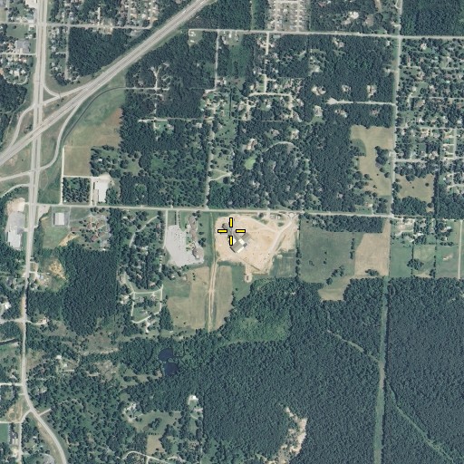 Aerial/Satellite Image of South Middle School, MO