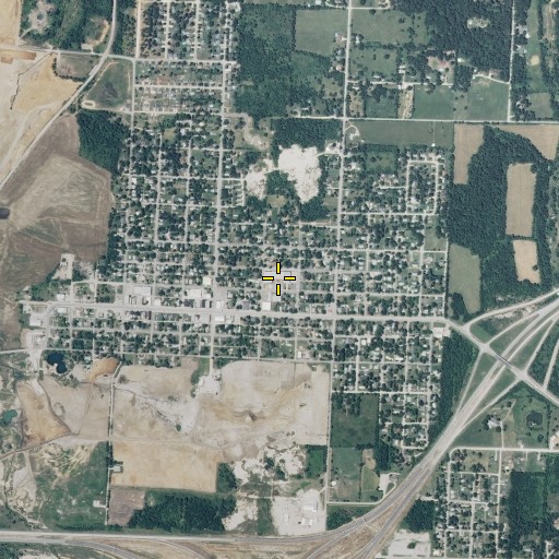 Aerial/Satellite Image of Carterville Elementary School, MO