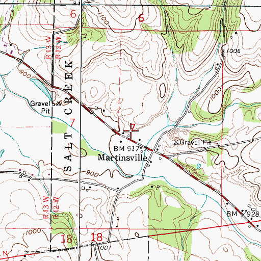 Topographic Map of Feikert Farms, OH