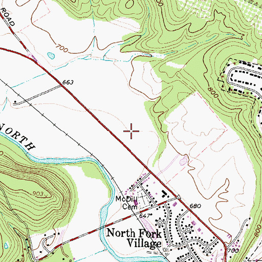 Topographic Map of Cinema 6 (historical), OH