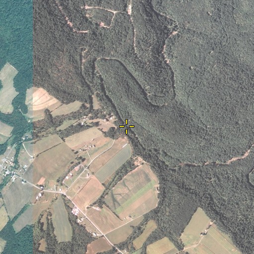 Aerial/Satellite Image of Baker Bridge, PA