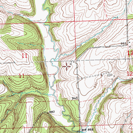 Topographic Map of Schilling Farm, WI