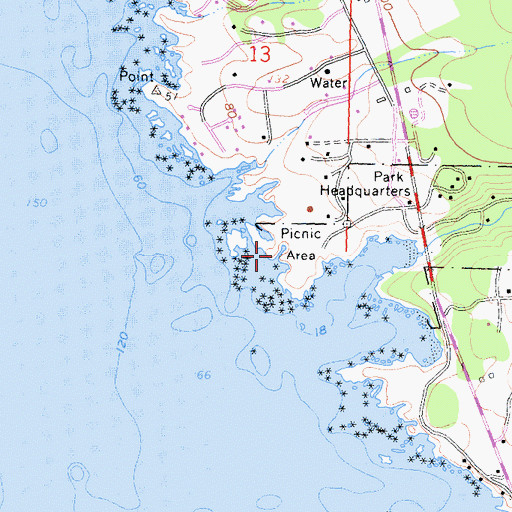 Topographic Map of Blowhole, CA