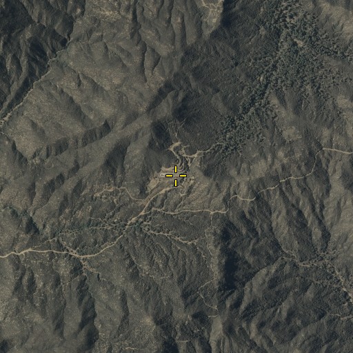 Aerial/Satellite Image of Button Mine, AZ