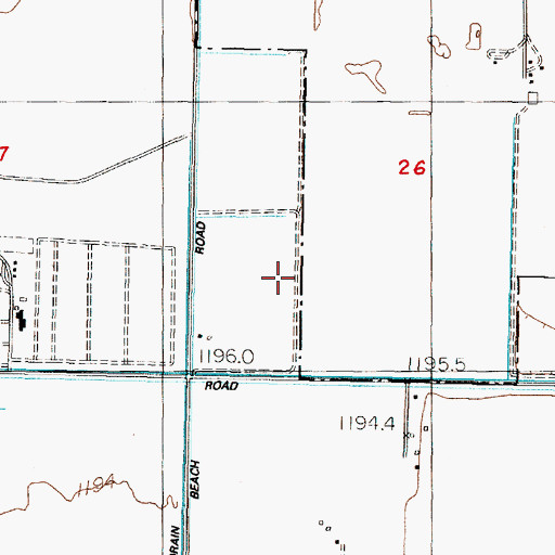 Topographic Map of Naval Air Station Fallon, NV